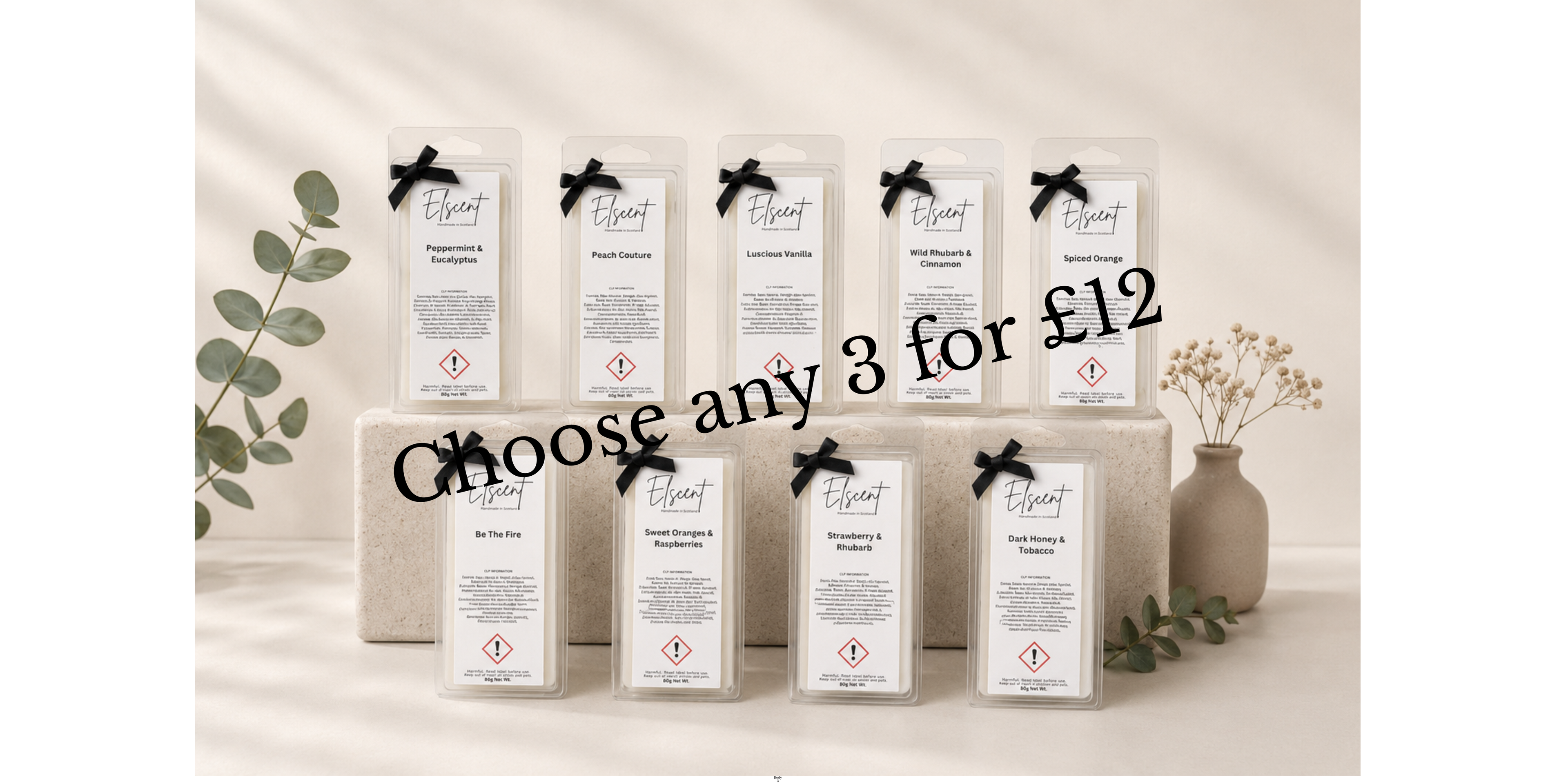 Build Your Own Wax Melt Bundle – 3 for £12