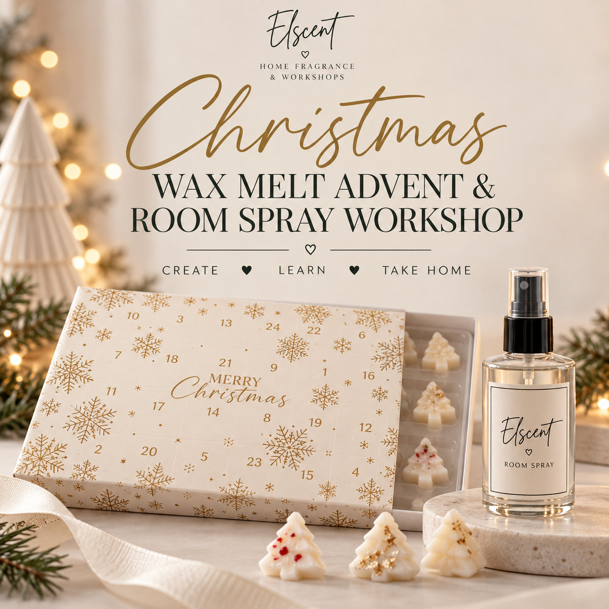Christmas Wax Melt Advent & Room Spray Workshop
