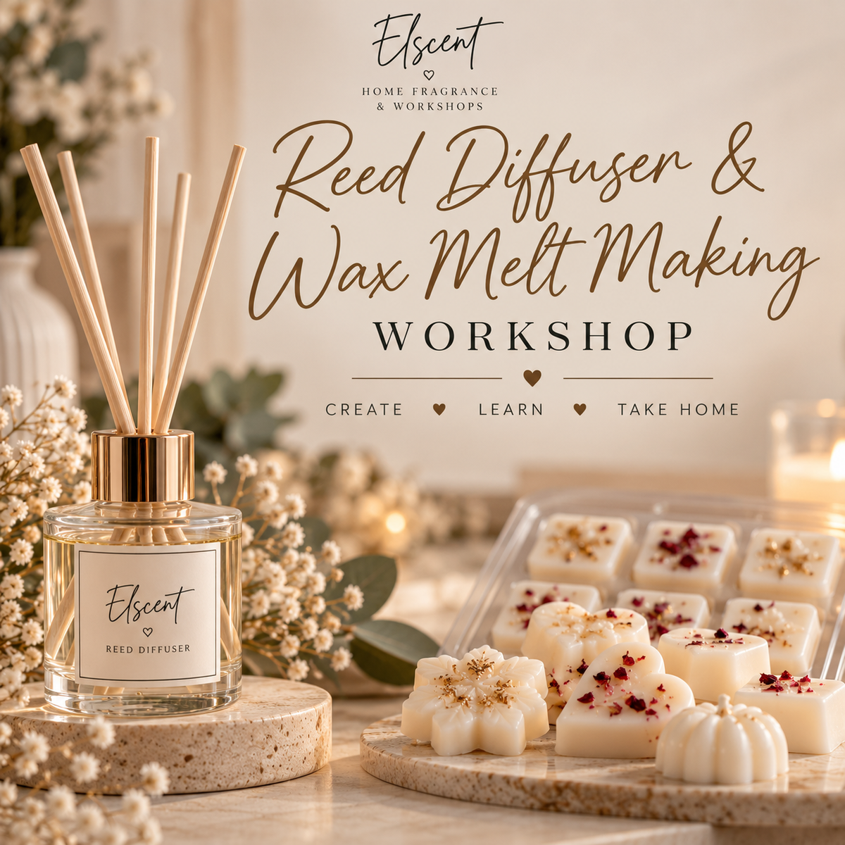 Reed Diffuser & Wax Melt Workshop